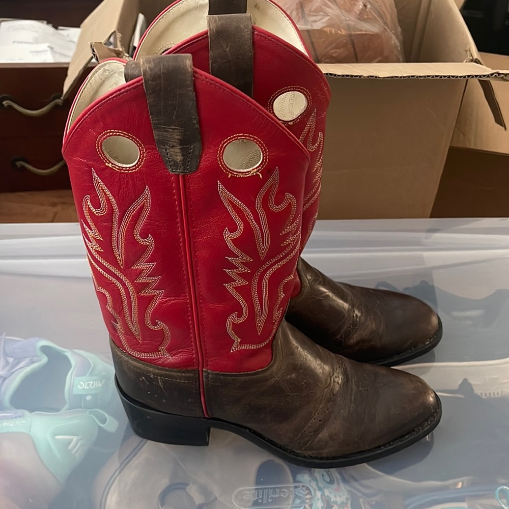 Kids roper boots